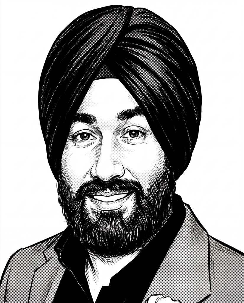 Portrait of BJ Singh, Partner